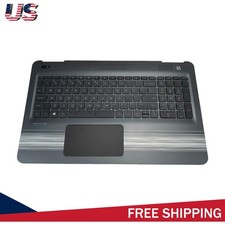 Palmrest 856035-001 For HP Pavilion 15-AU 15-AW Keyboard Backlit Touchpad Black