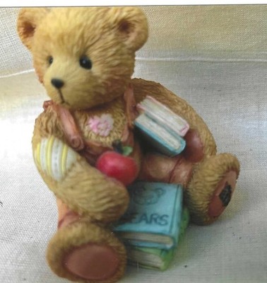 FRIEND GIFT  Teddy Bear School Days Resin Figurine Cherished Teddies