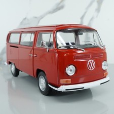 Volkswagen Transporter T2 by Welly 1:24 Scale Diecast Model Bus Classic Van Red