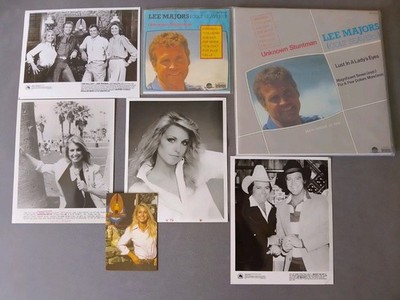 Colt Seavers Lee Majors Heather Thomas Musterplatte Fotos