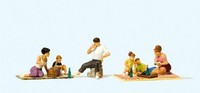 Picknickszene (6) Exklusives Ho/Oo Figuren-Set Preiser 10617