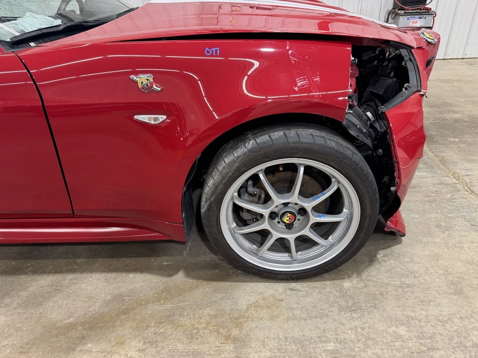 17-20 FIAT 124 SPIDER PASSENGER RIGHT FRONT FENDER HYPNOTIQUE RED PKM - Image 2 of 4
