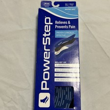 Powerstep Full Length Orthotics Arch Heel Support Insoles Mens 5-5.5 W 7-7.5 B