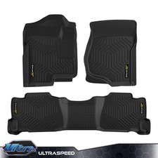 All Weather Tpe Floor Mats Liners Fit For 2007-2013 Silverado Sierra Crew Cab