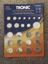Tronic Multipack 24 Premium Assorted Button Cell Batteries ( High Quality )