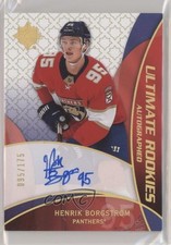 2018 Ultimate Collection 2008-09 Retro Rookies 95/175 Henrik Borgstrom Auto 3vx