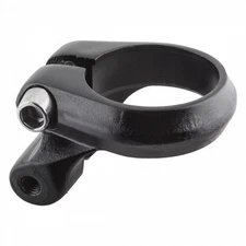 Sunlite Alloy Seatpost Clamp 31.8mm with Rear Rack Mount - Durable Black Bike