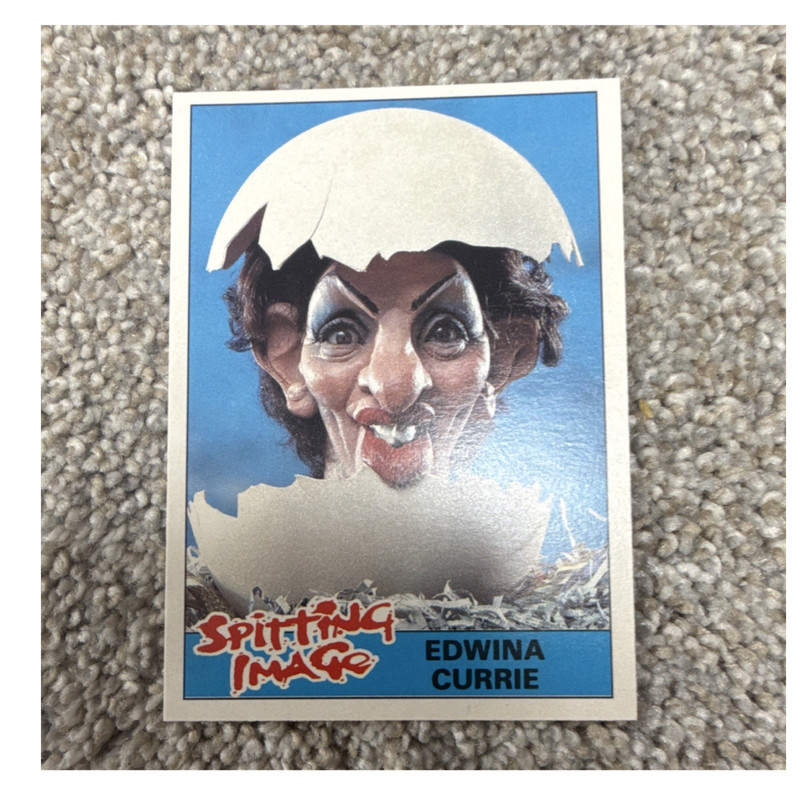 Topps Spitting Image Base Set Edwina Currie #19 Non-Sport Trading Card