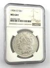 1904-O Morgan Silver Dollar NGC MS64+