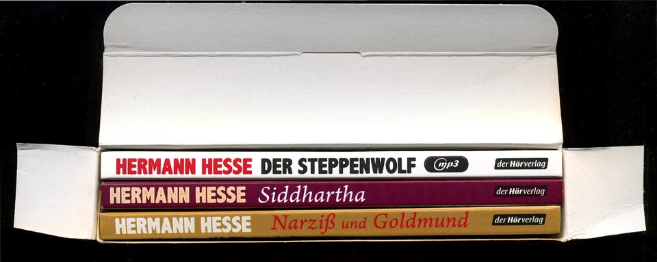Hermann HESSE★DIE GROßEN ROMANE★3-MP3-Box★Hörbücher★Steppenwolf•Siddhartha•Narz★ - Bild 4 von 4