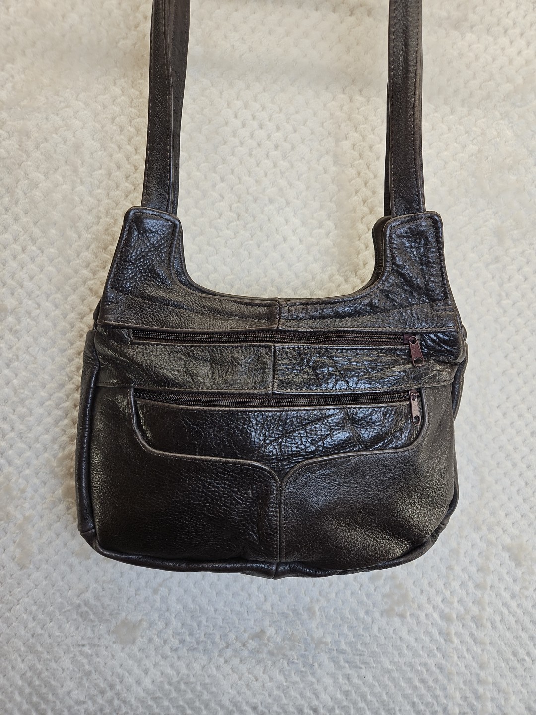 Rugged Flexability Leather Shoulder/Crossbody Bag… - image 1