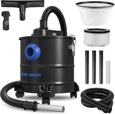 Ash Vacuum, Pellet Stove Vacuum Cleaner, 5.3 Gallon, 20kPa, 1200W Powerful Motor