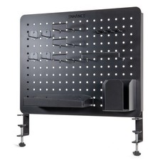 ENHANCE Metal Pegboard Desk Organizer 18 x 14 in Desk Peg Board 14 pcs