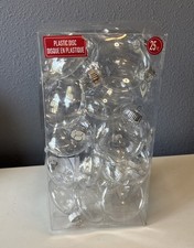 DIY Plastic Disc Ornaments 25 Pieces Christmas Make Market. New