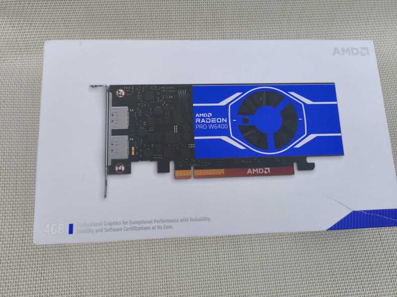 AMD Radeon Pro W6400 4GB GDDR6 Graphics Card
