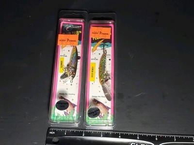 Lot Of 2 Fishing Lures, Gapen s 2.5  Flub Dubs In Shiner And Gold Roach. S92.