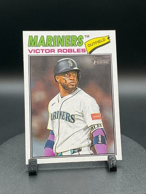 2026 Topps Heritage Baseball #140 Victor Robles, Seattle Mariners