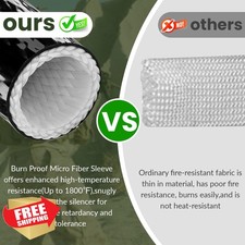 NITIIKA Heat Resistant Suppressor Cover 5-9 inch Fireproof Wrap