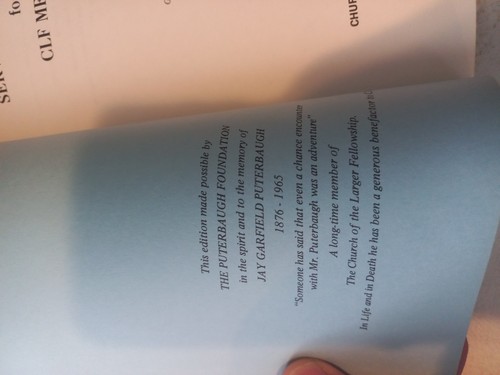 Service Handbook for CLF Members paperback – 1980 by George N. Marshall (Editor) - Bild 3 von 10