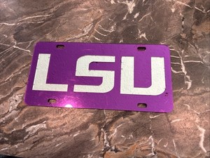 LSU Car Tag
