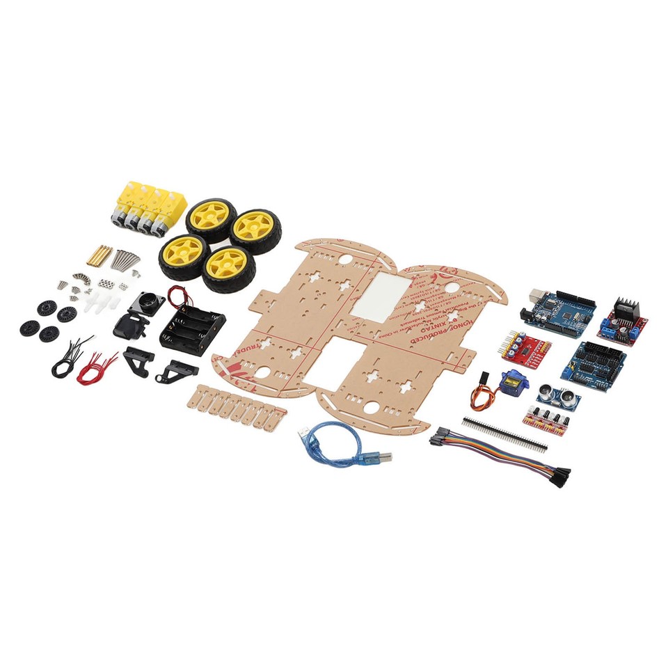Smart Robot Car Chassis Kit Tracking Motor Robot Smart Car Platform For ...