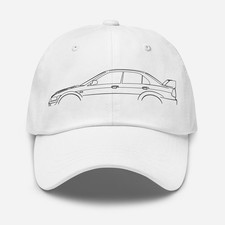 Dad Hat For Mitsubishi Lancer GSR Evolution VI Tommi Makinen 2000 Car Lovers Cap