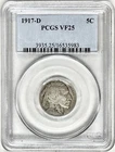 1917 D BUFFALO NICKEL PCGS VF25