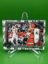 2025-26 Topps - Checklist De'Aaron Fox, Victor Wembanyama #300 Season Tip-Off