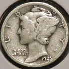 Silver Dime - Mercury - 1925 [14]