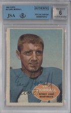 JSA Certified 1960 Topps Earl Morrall #41 Encased by BGS Auto 0p89