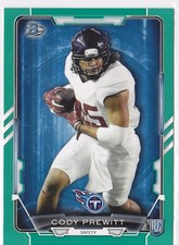 2015 Cody Prewitt Bowman Green    RC 96/99    #39 (A6647) $6 MAX SHIP