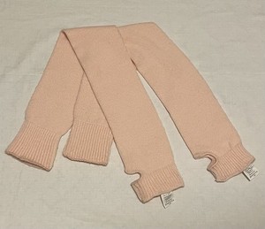Vintage Danskin Baby Pink Leg Warmers 33” Made in USA Balletcore 1980s Dancewear