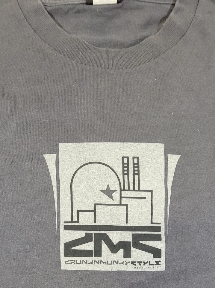 Camiseta Drunkn Munky tamanho G, Streetwear Vintage Anos 90 - Imagem 2 de 4