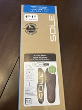 SOLE Active Thick Insoles w/ Met Pad Men’s 8/Women’s 10 – New Arch Support Pair