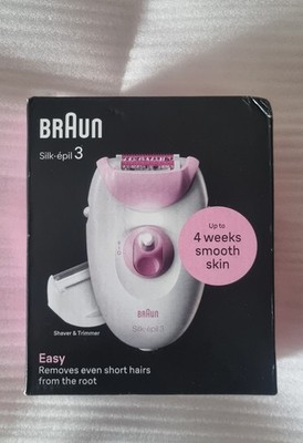 Braun Silk-epil 3, Epilierer mit Kabel zur Haarentfernung, Rosa 3-031
