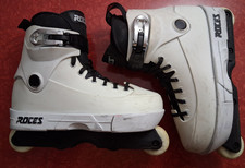 Roces Fifth 5th Element Aggressive Inline Skates Rollerblades US 10.5 White