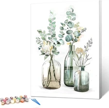 Paint by Numbers Kit for Adults Beginner & Kids Ages 8-12 with Wooden Frame Easy