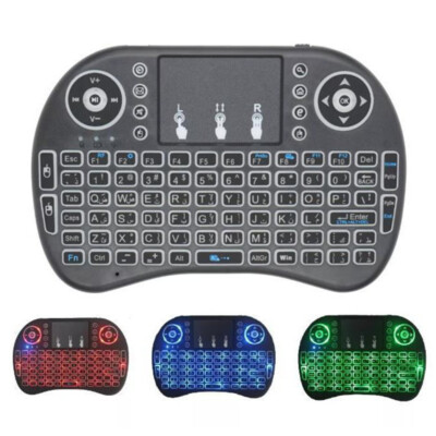 2,4G Air Maus Mit Touchpad Tastatur I8 Backlit Mini Drahtlose Tastatur Für PC