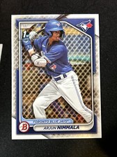 2024 Bowman Arjun Nimmala #BP-142 Toronto Blue Jays (RC)