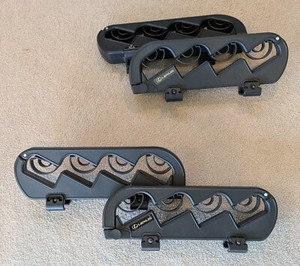 TWO (2) SETS TOYOTA LEXUS SKI & SNOWBOARD ROOF RACK FACTORY OEM 