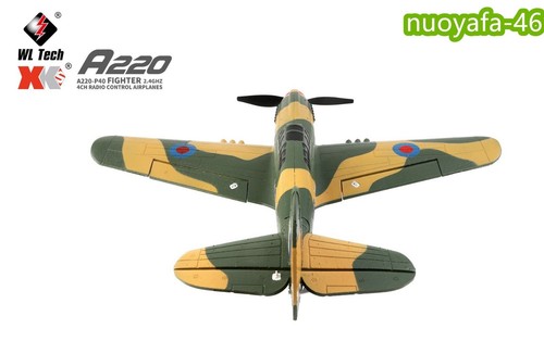 WLtoys WW2 P40 Fighter 2,4G RC Flugzeug 4CH 6 Achsen Kreisel Festflügel RTF Segelflugzeug Spielzeug - Bild 12 von 18