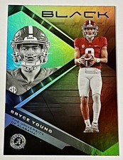 Bryce Young Rookie 2023 Chronicles Black Holo Draft Picks RC #1 Alabama Panthers