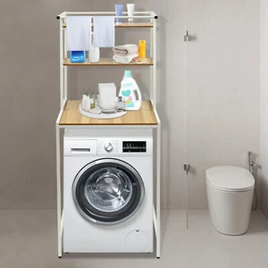Porte-greffe de séchage sur la rondelle & Salle de bains de rangement réglable avec sécheuse