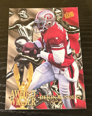 1995 Fleer Ultra Deion Sanders Award Winner 