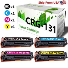 4PK,BCMY 131H 131 Toner Cartridge CRG131H for i-SENSYS LBP7110Cw Printer