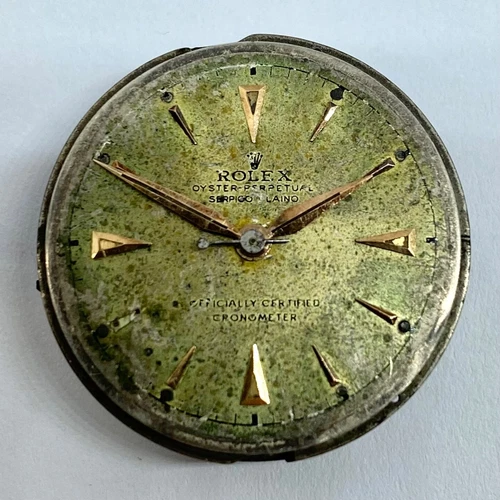 Vintage Rolex Automatic Movement Bubble Back, Serpico y Laino Dial