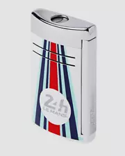 S.T. Dupont MaxiJet Lighter 24H Le Mans, Blue/Chrome 020088 (20088) New In Box