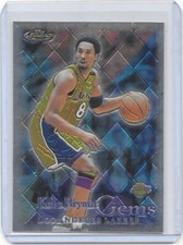 2000-01 TOPPS Finest basketball Kobe Bryant Gems card #165 MINT !!! L.A. LAKERS