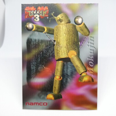 72 Mokuzin Tekken 3 Namco Official Collection Card EPOCH Trading GAME 1998