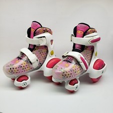 Roller Derby Fun Roll Girls' Jr Adjustable 7-11 Training Roller Skate Flower
